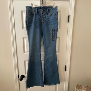 J.Crew Factory Full-length flare jean in signature stretch